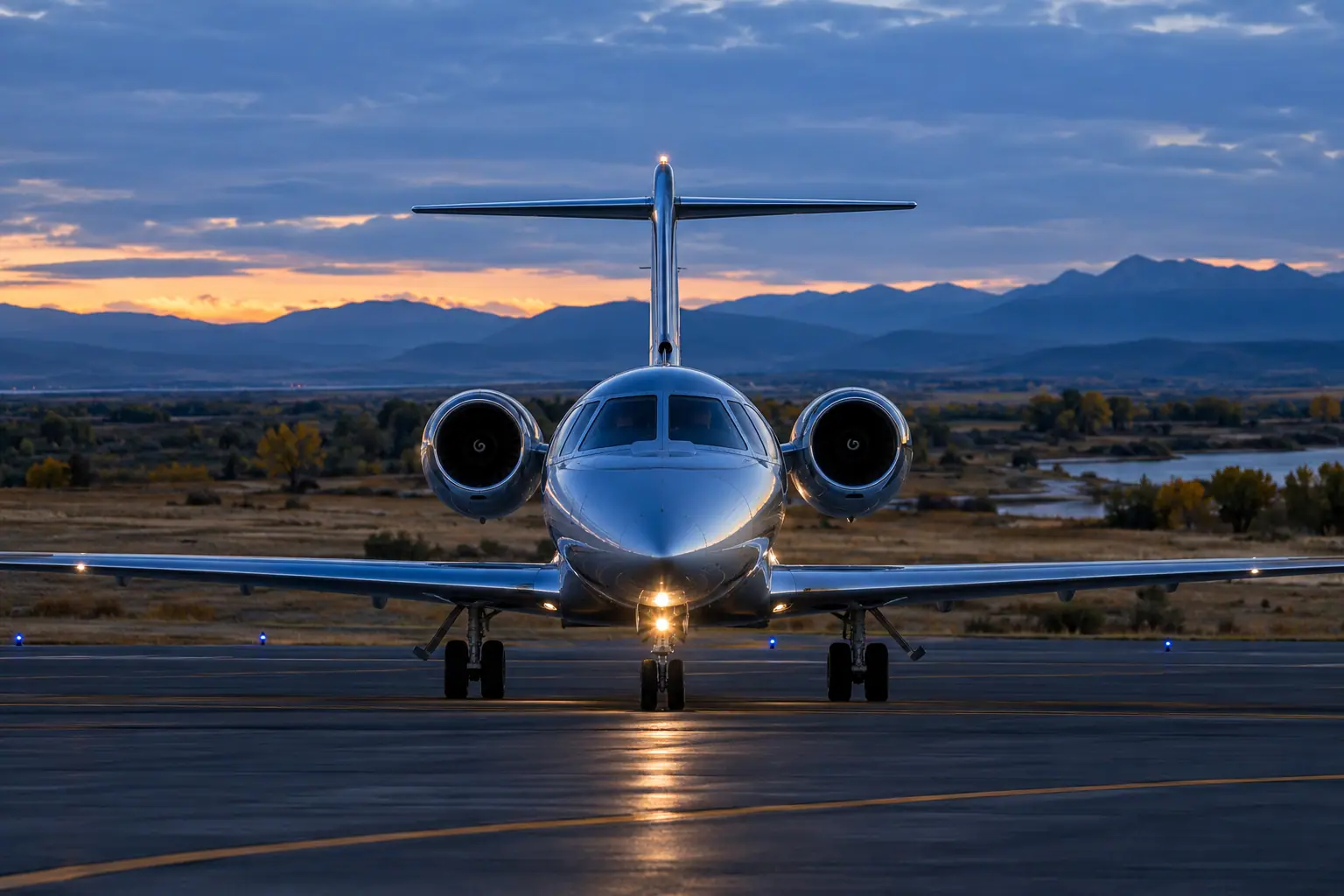 Afternoon on a Denver runway