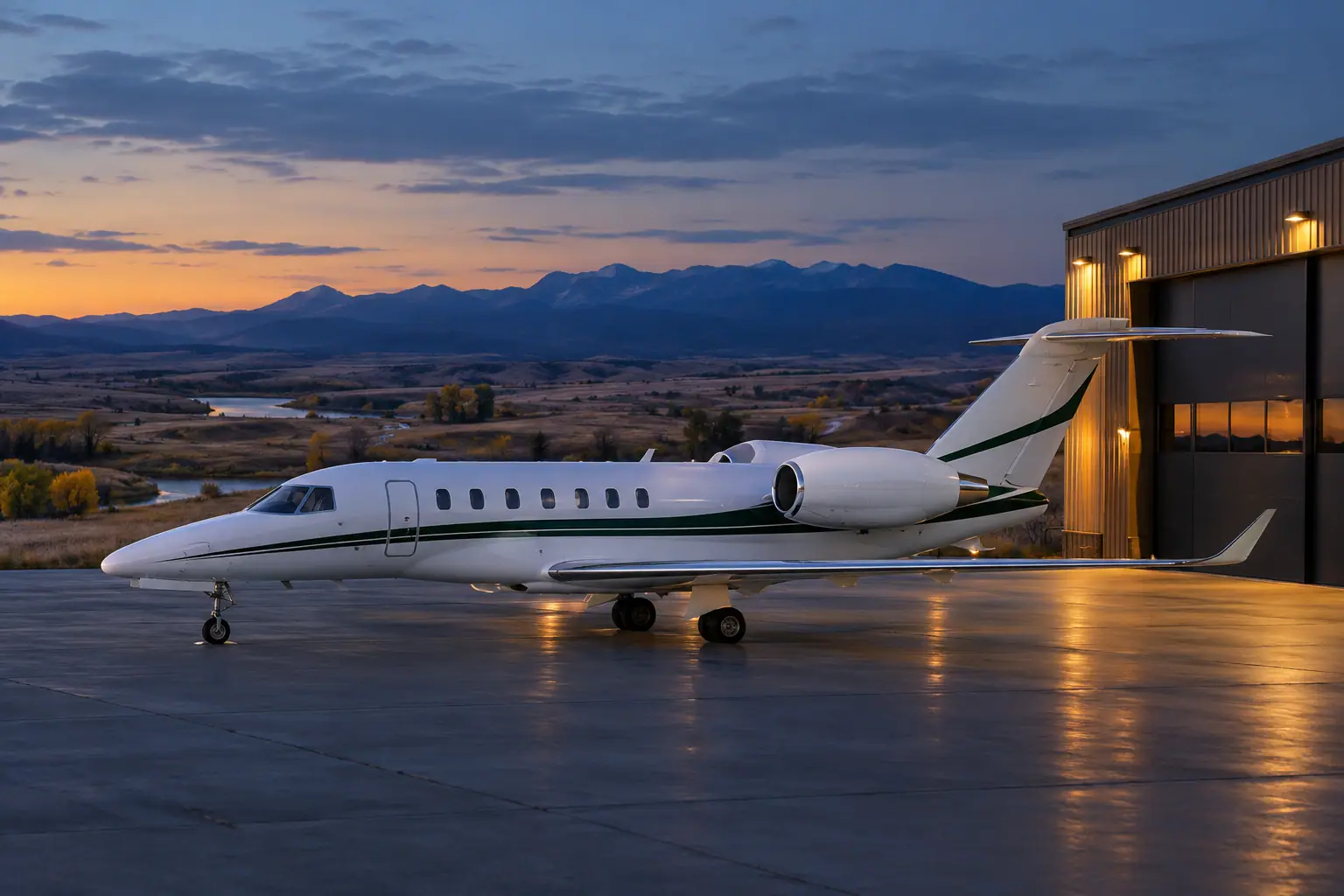 Ramp at Centennial Airport