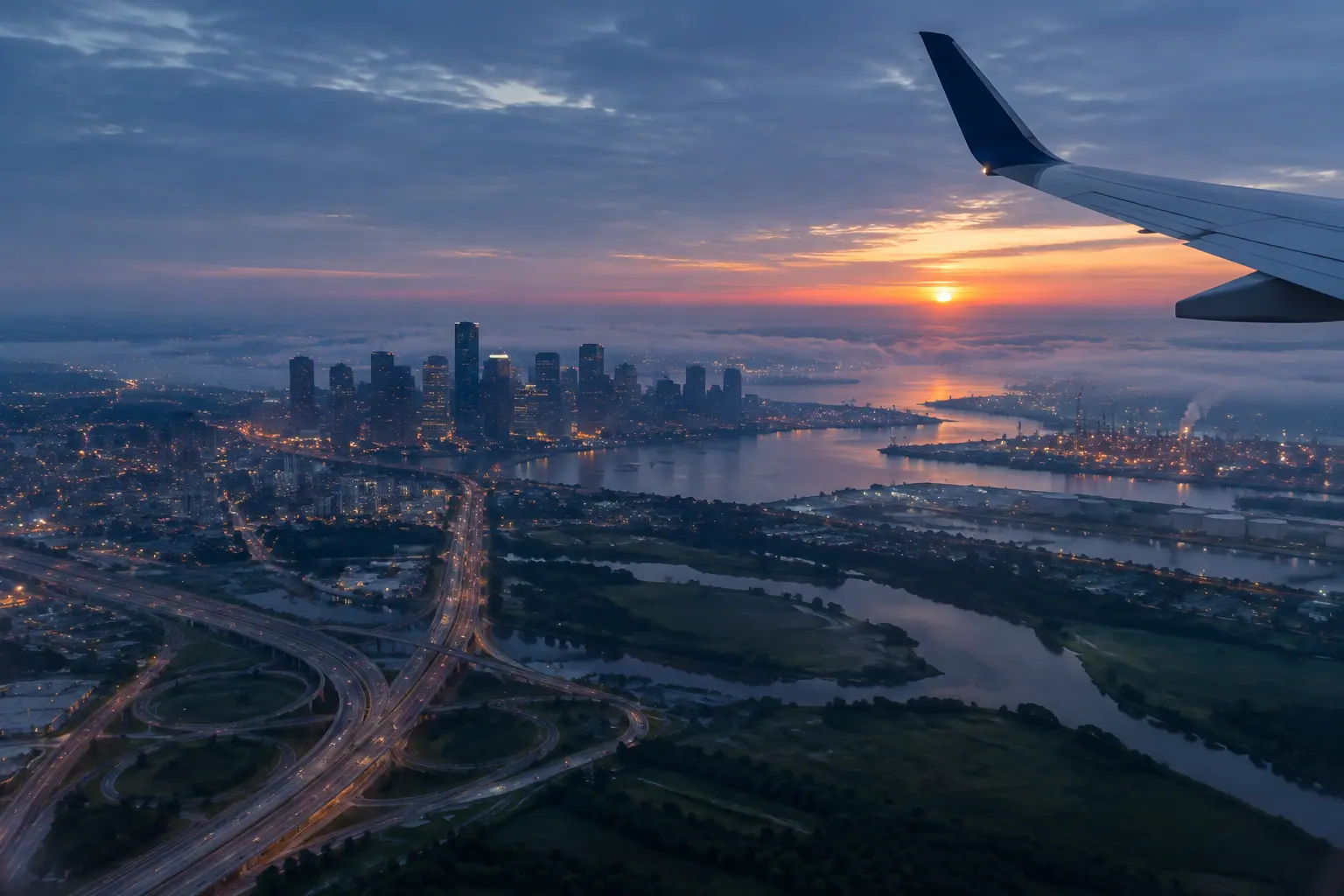 Houston from the air