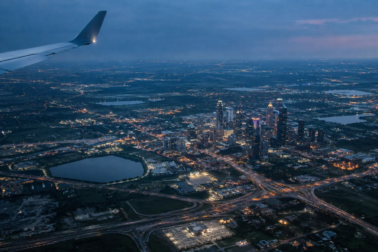 Dallas from the air