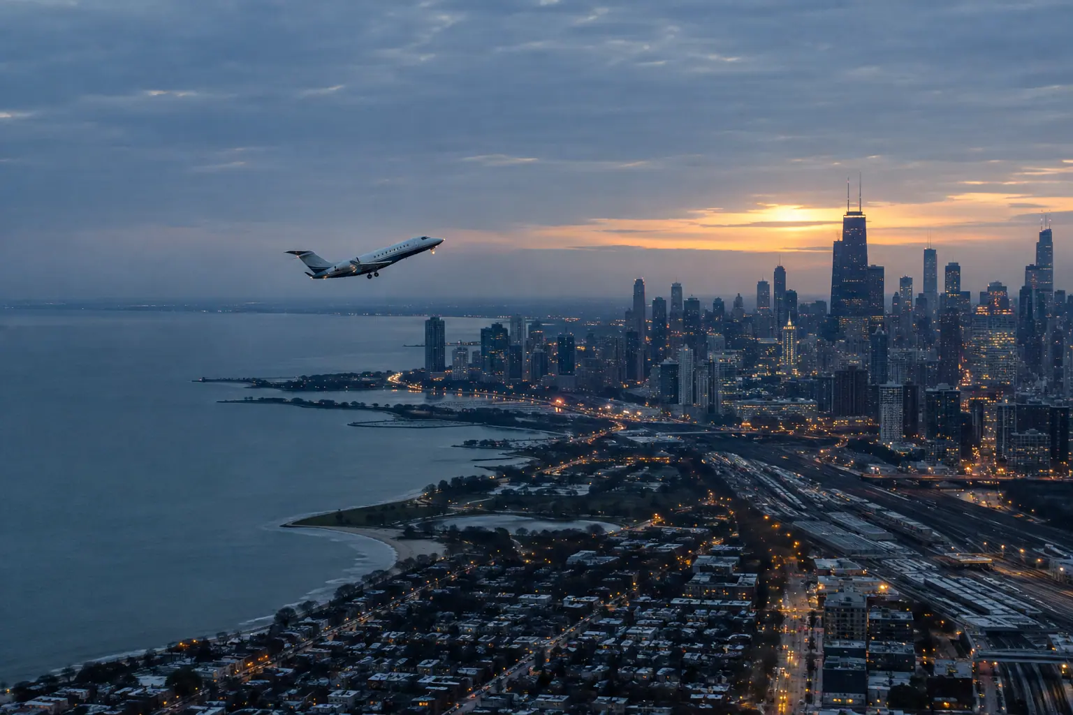 Private jet Chicago to Denver